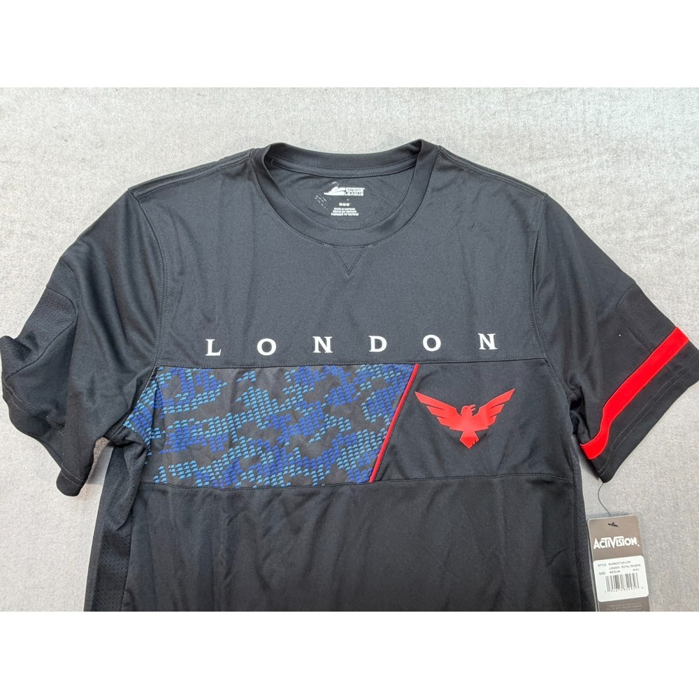 NWT Activision London Royal Ravens Jersey Shirt Medium Black Call of Duty League - Picture 3 of 11